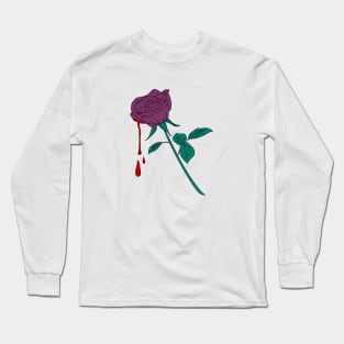 Flower Design Long Sleeve T-Shirt